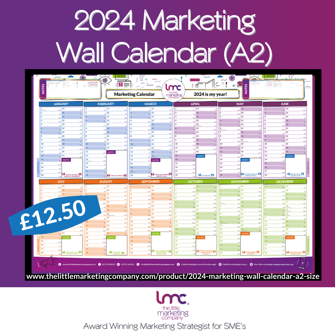 2024 Marketing Wall Calendar A2 size